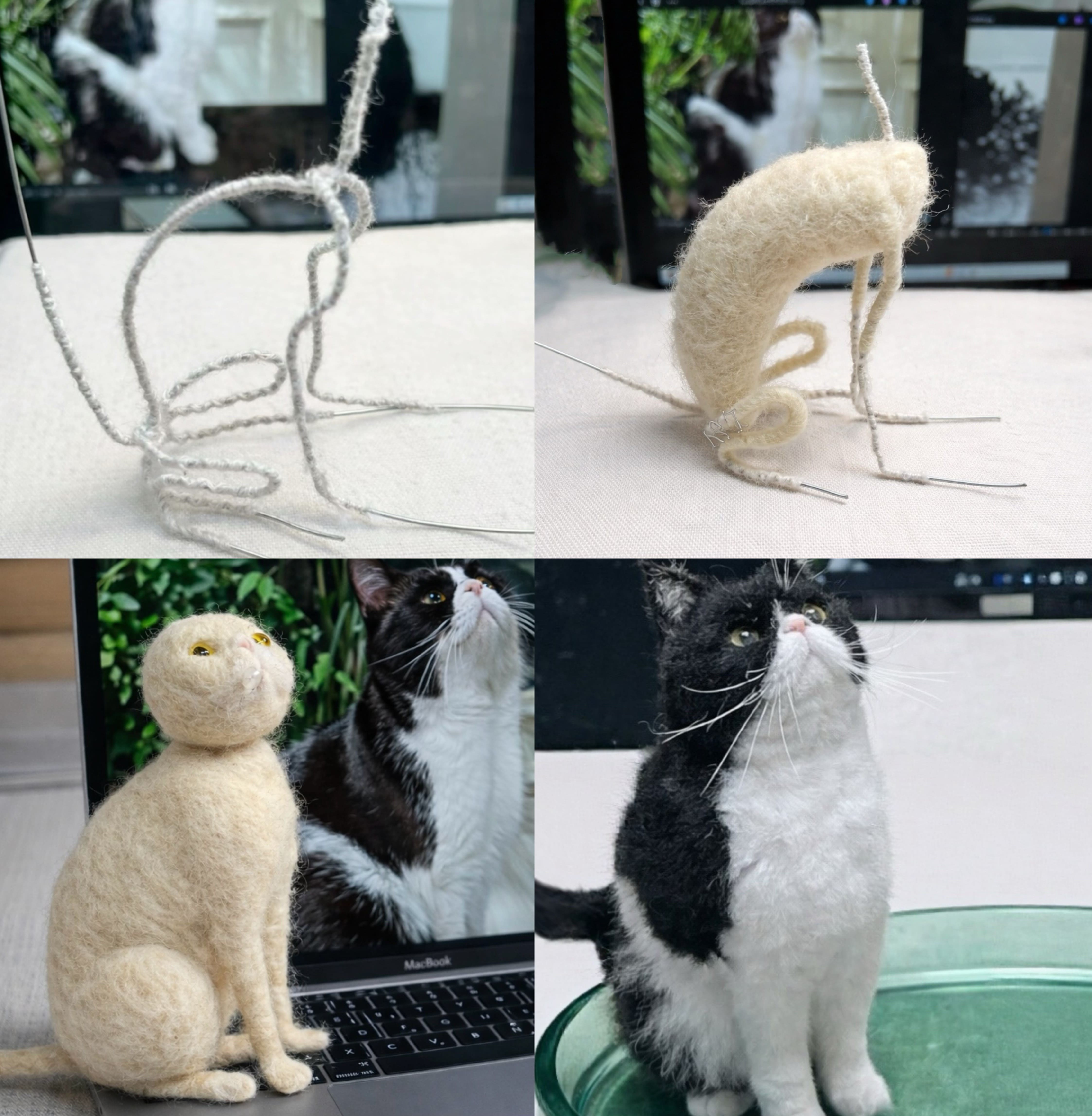 How Felted Pet Replicas Are Made: 9 Steps, 2-15 Days