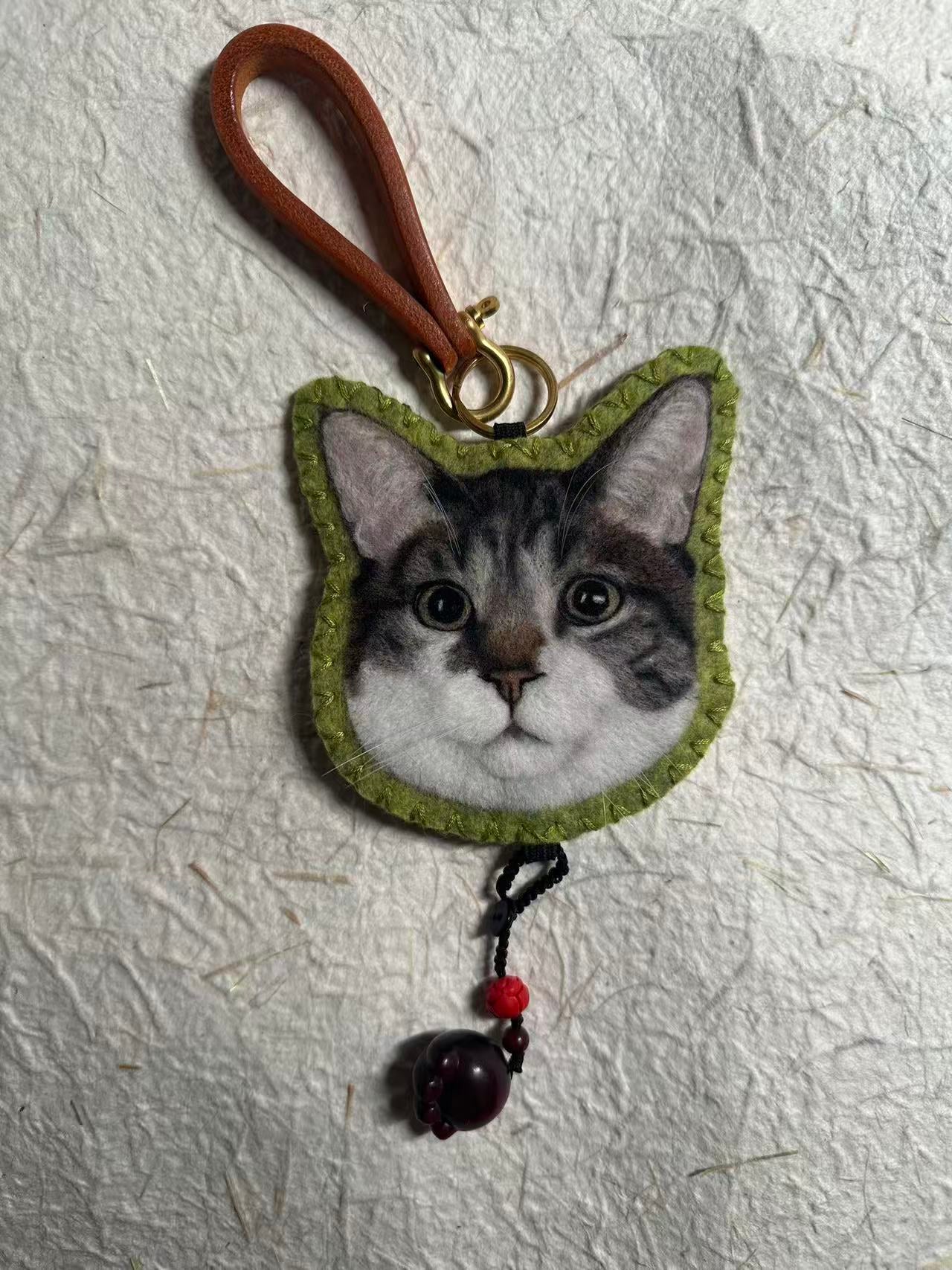 Custom 2D Felted Pet Ornament: Handcrafted Wool Decoration - Photo 19