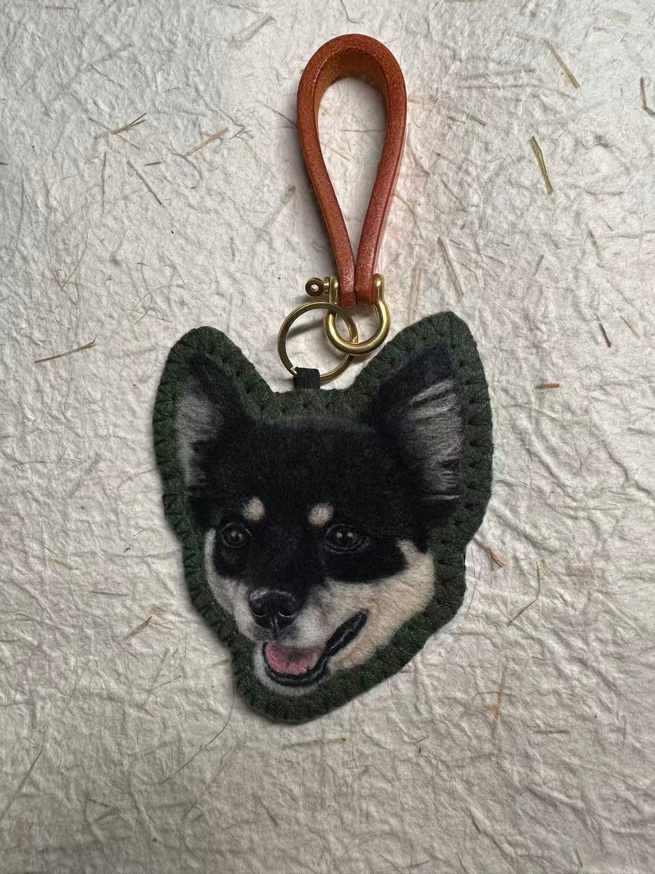 Custom 2D Felted Pet Ornament: Handcrafted Wool Decoration - Photo 20