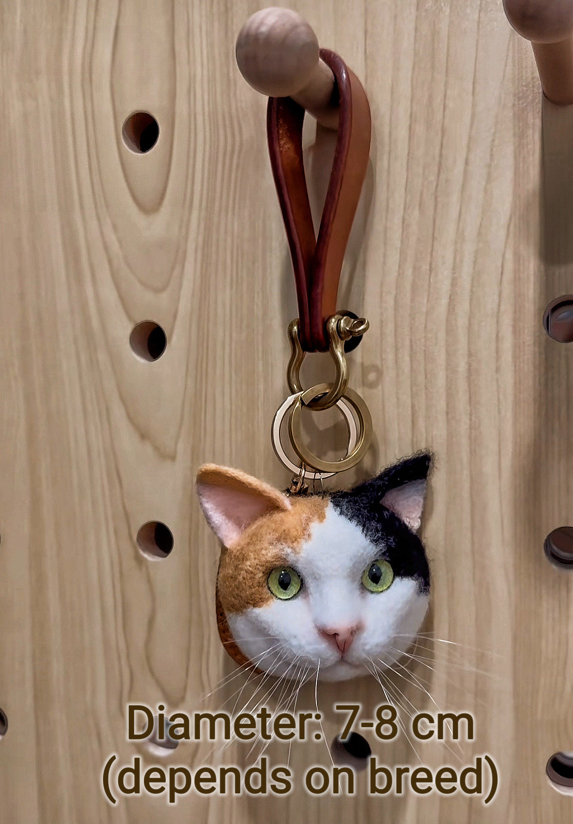 Custom 3D Felted Pet Ornament Magnet (Different Sizes) - Photo 4