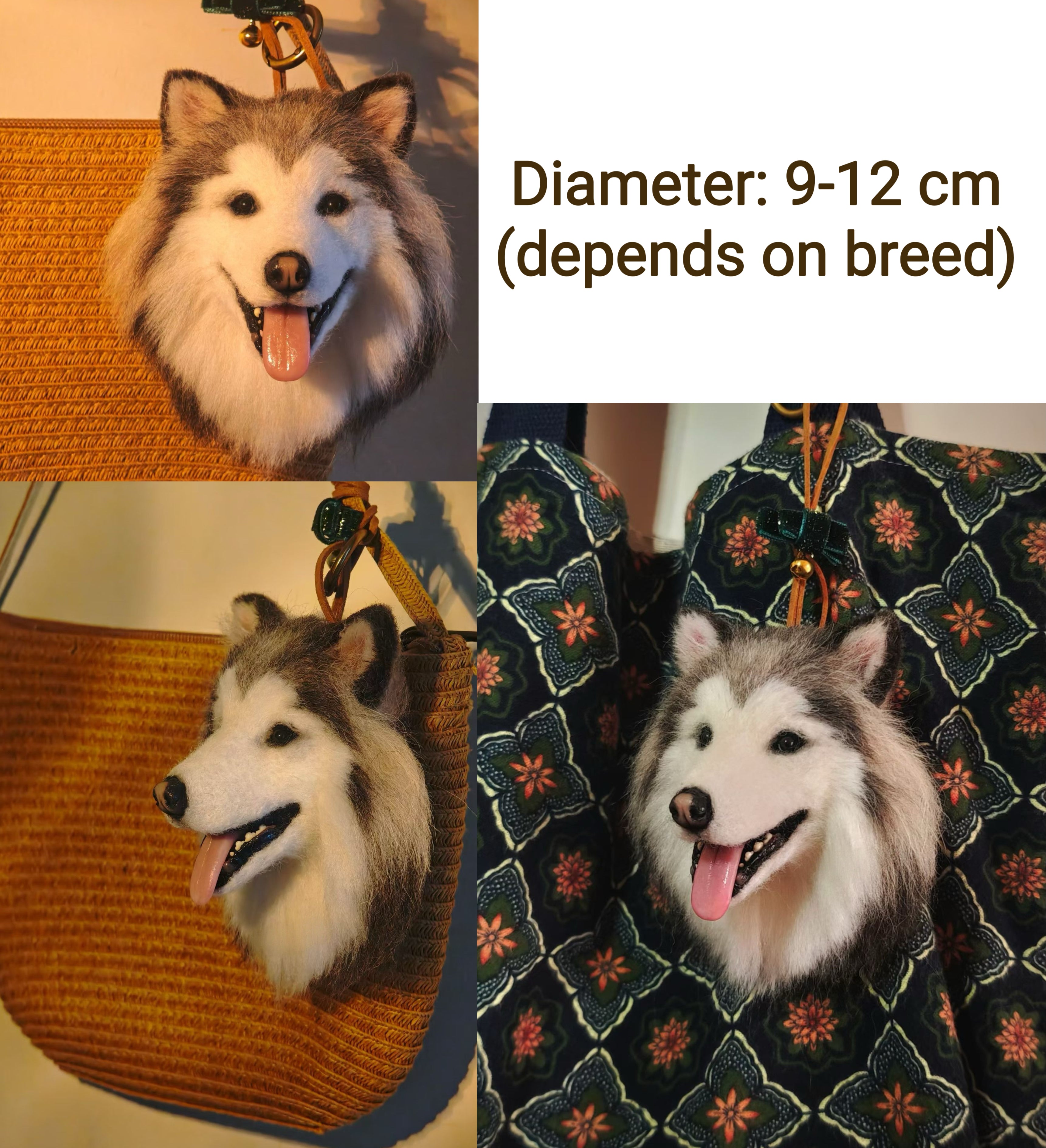 Custom 3D Felted Pet Ornament Magnet (Different Sizes) - Photo 5