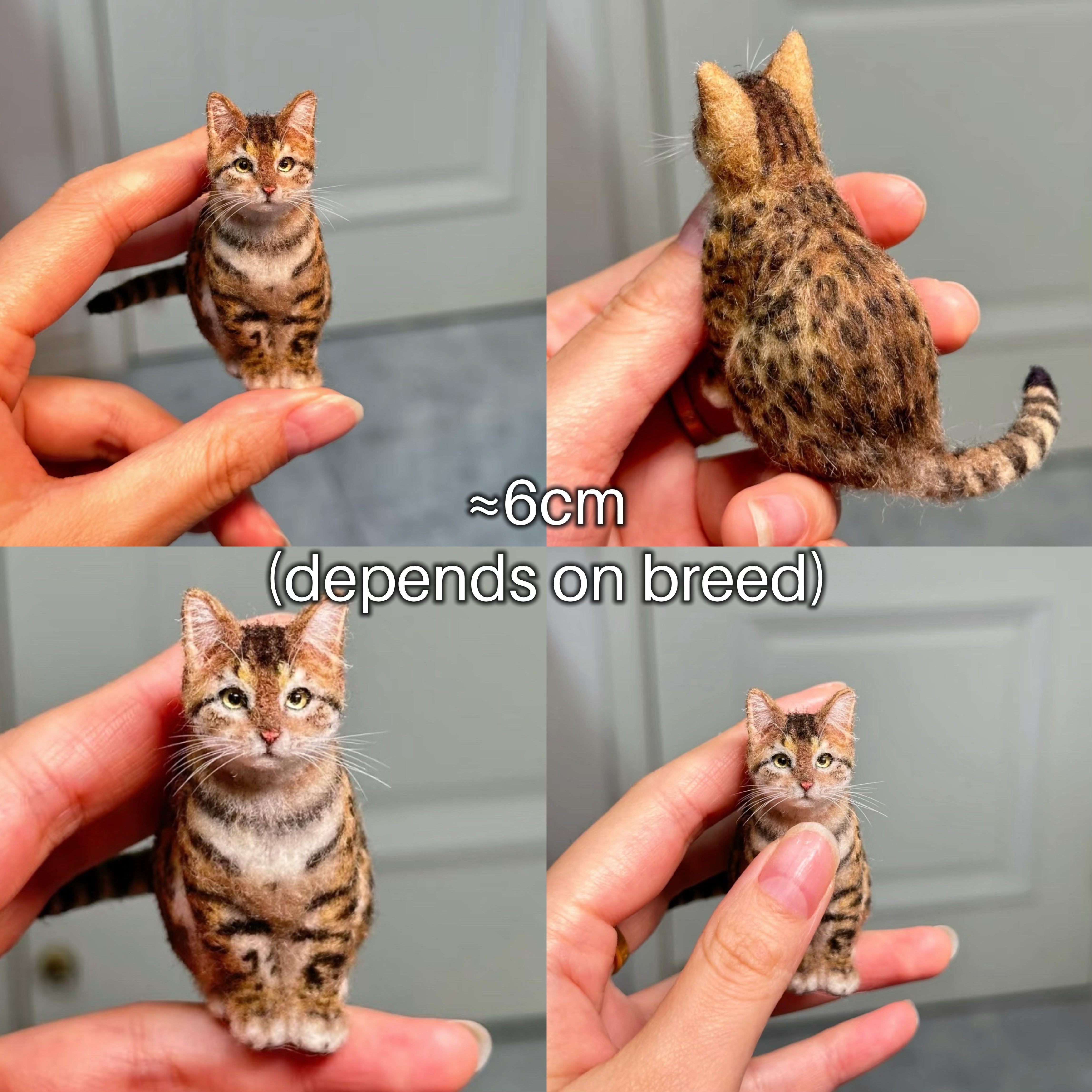 Custom 3D Felted Pet Sculpture/Statue (different sizes) - Photo 3