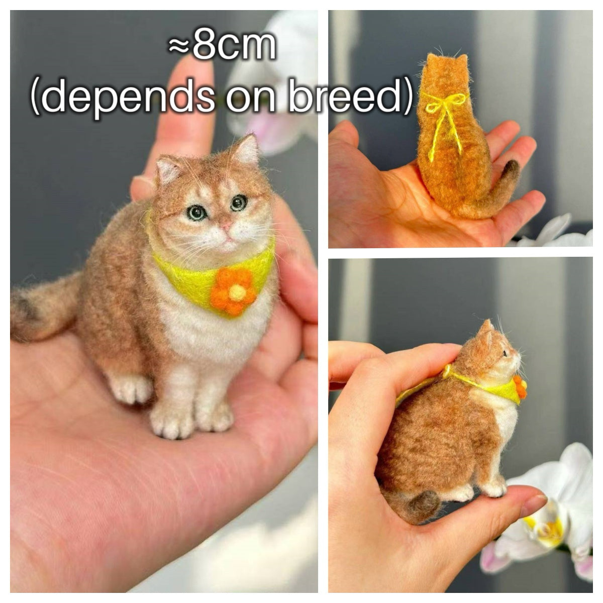 Custom 3D Felted Pet Sculpture/Statue (different sizes) - Photo 4