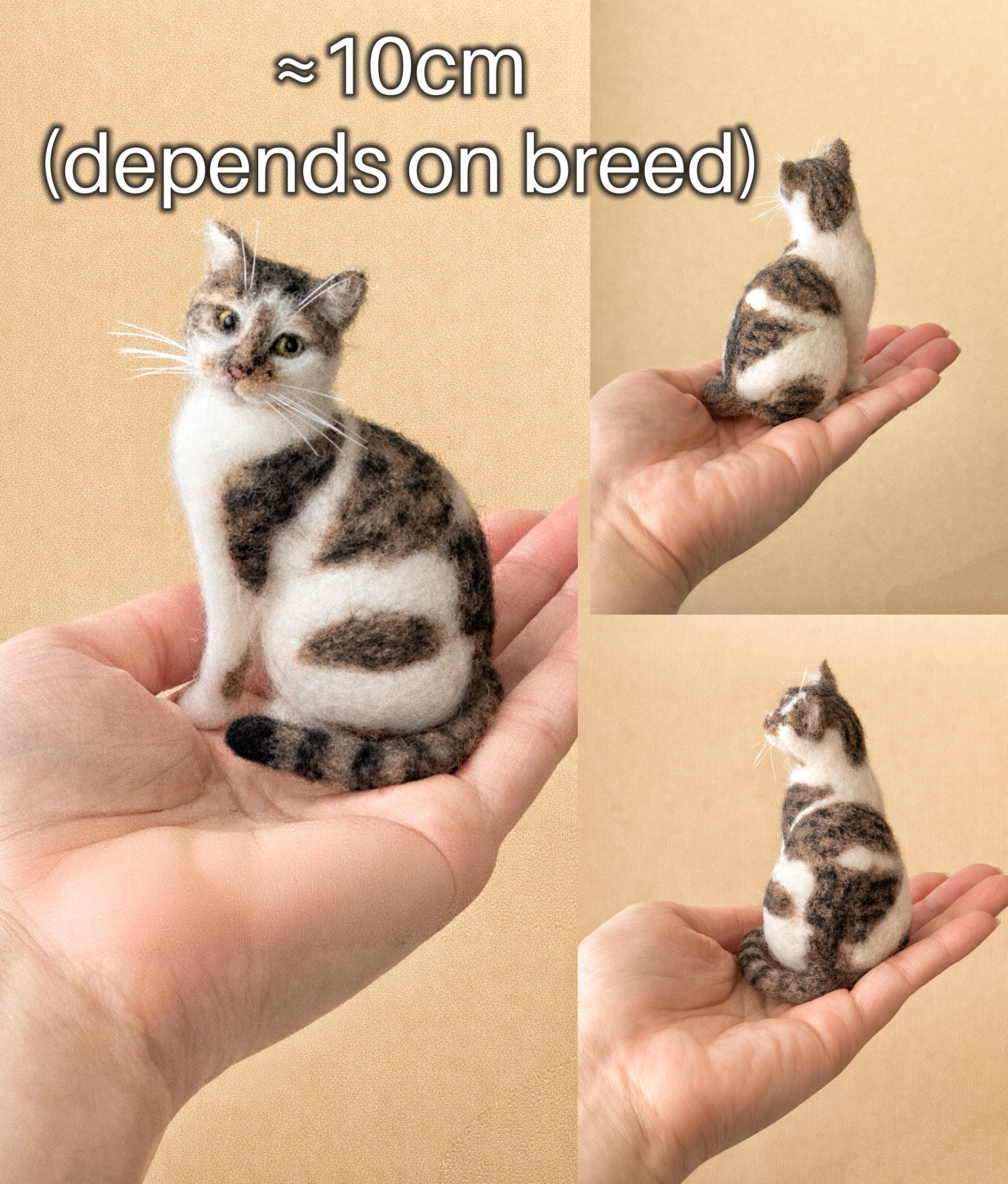 Custom 3D Felted Pet Sculpture/Statue (different sizes) - Photo 5